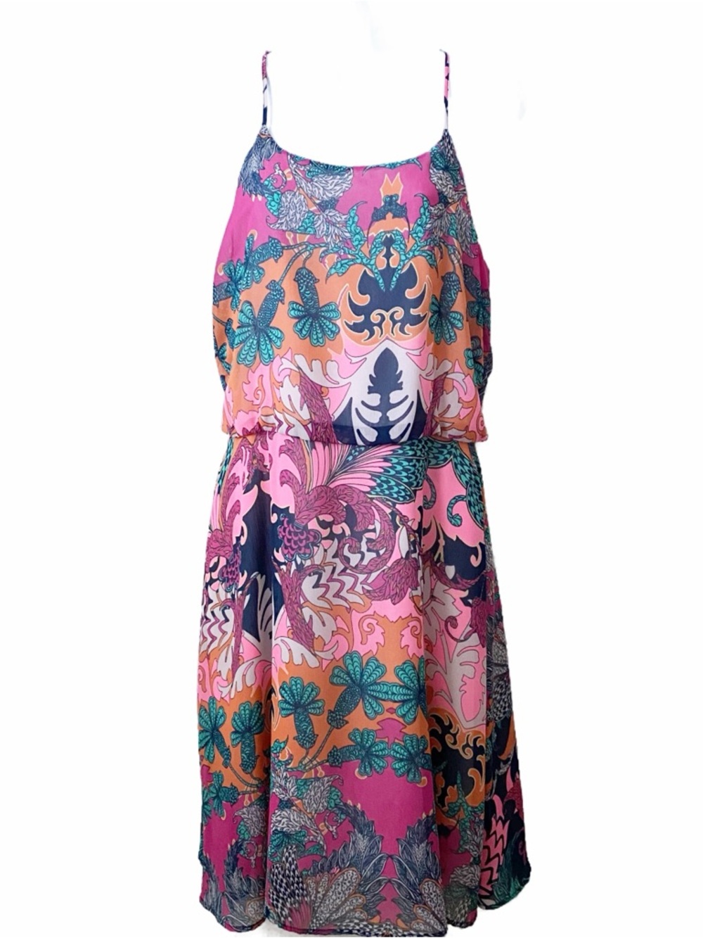 Octavia, Summer Floral Bohemian Vacation Date Event Cocktail Lightweight
